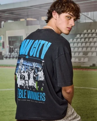 Manchester City grafisk T-skjorte