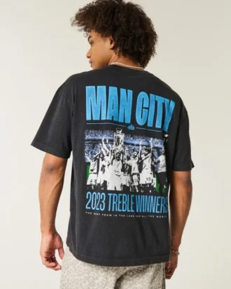 Manchester City grafisk T-skjorte