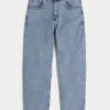Medium Wash Skater Baggy Jeans
