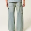 Medium Wash Super Baggy Painter Jeans