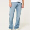 Mediumvaskede, rette jeans