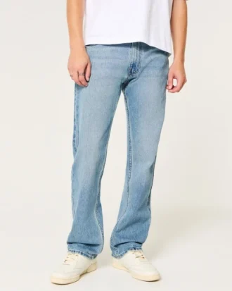 Mediumvaskede, rette jeans