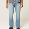 Mediumvaskede, rette jeans
