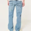 Mediumvaskede, rette jeans