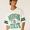 Michigan State University Spartans grafisk fotballtrøye