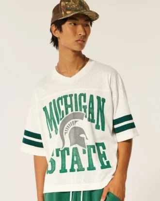 Michigan State University Spartans grafisk fotballtrøye