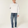Middels vasket athletic skinny jeans