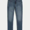 Middels vasket athletic skinny jeans