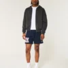 Midt-lår fleece UConn Huskies grafiske shorts