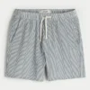 Midt-lårlange seersucker-shorts
