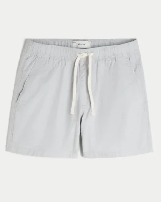 Midt-lårshorts i linblanding