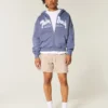 Midt-lårshorts med hummermønster