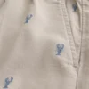 Midt-lårshorts med hummermønster