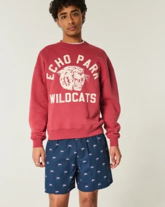 Midt på låret American Flag Pattern Pull-On Shorts