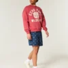 Midt på låret American Flag Pattern Pull-On Shorts