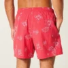 Midt på låret Broderte volley-badeshorts