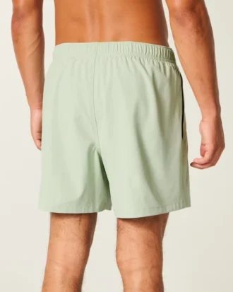 Midt på låret Broderte volley-badeshorts