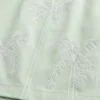 Midt på låret Broderte volley-badeshorts