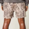 Midt på låret Camo Loose Fleece Shorts