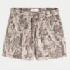 Midt på låret Camo Loose Fleece Shorts