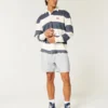 Midt på låret linblanding pull-on shorts