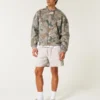 Midt på låret linblanding pull-on shorts