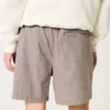 Midt på låret linblanding pull-on shorts