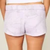Mini-shorts i fleece med kamuflasjemønster