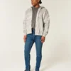 Mørkvasket atletisk skinny jeans