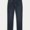 Mørkvasket atletisk skinny jeans
