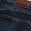 Mørkvasket atletisk skinny jeans