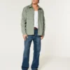 Mørkvasket baggy jeans