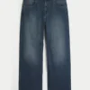 Mørkvasket logo-broderi Superbaggy jeans