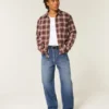 Mørkvasket skaterbaggyjeans