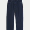 Mørkvasket skaterbaggyjeans