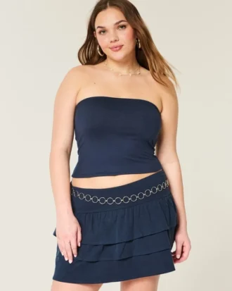 Myk, elastisk og sømløs tube-top