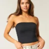 Myk, elastisk og sømløs tube-top