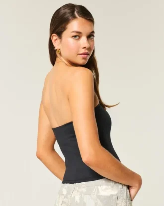 Myk, elastisk og sømløs tube-top