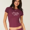 Naughty But Nice grafisk baby-T-skjorte