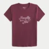 Naughty But Nice grafisk baby-T-skjorte