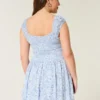 Off-the-Shoulder asymmetrisk minikjole