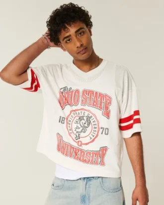 Ohio State University Buckeyes grafisk fotballtrøye