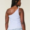 One-shoulder-top i linblanding