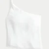 One-shoulder-top i linblanding