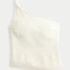 One-shoulder-top i linblanding