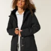 Parkas med fuskepelsfôr