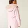 Parkas med fuskepelsfôr