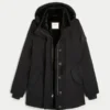 Parkas med fuskepelsfôr