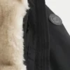Parkas med fuskepelsfôr