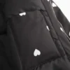 Pufferjakke med glidelås